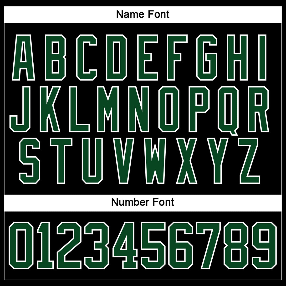 Custom Black Green-White Hockey Jersey