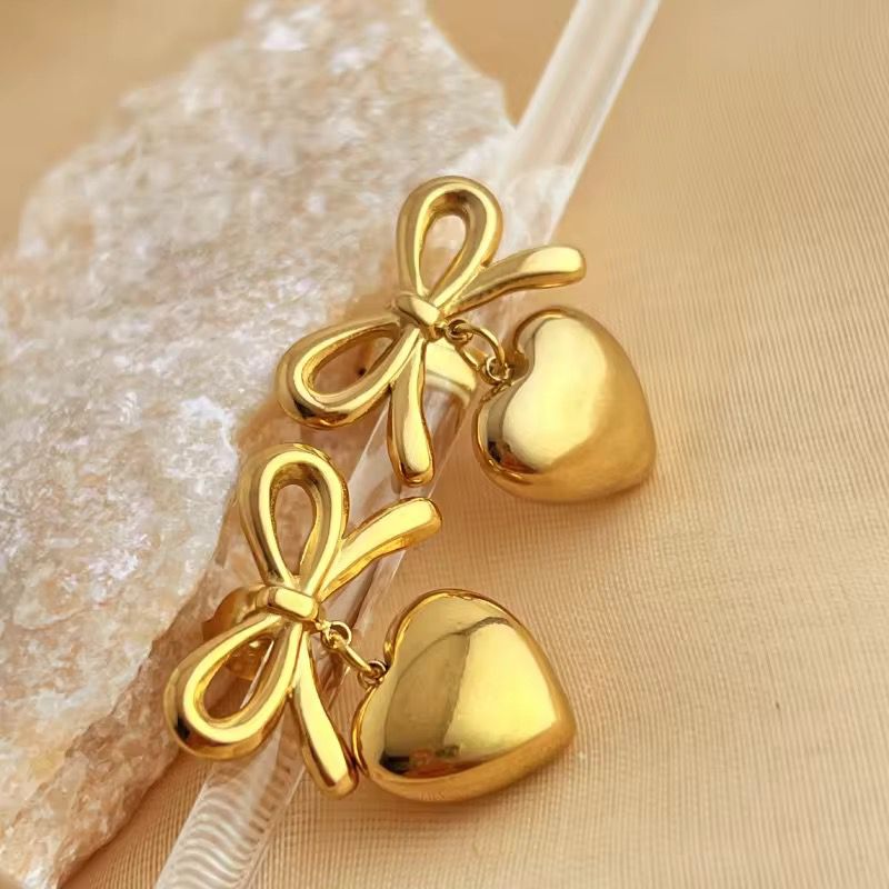 Heart Hanging Earrings