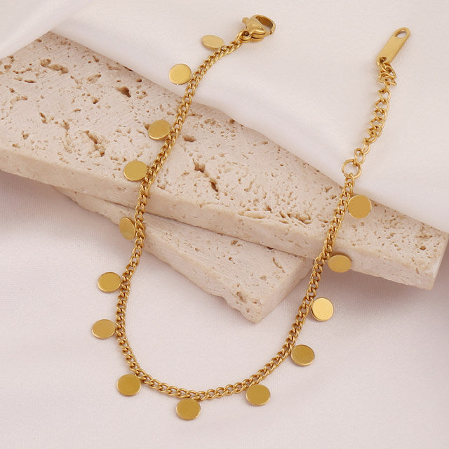 Stainless Steel Lumpy Necklace
