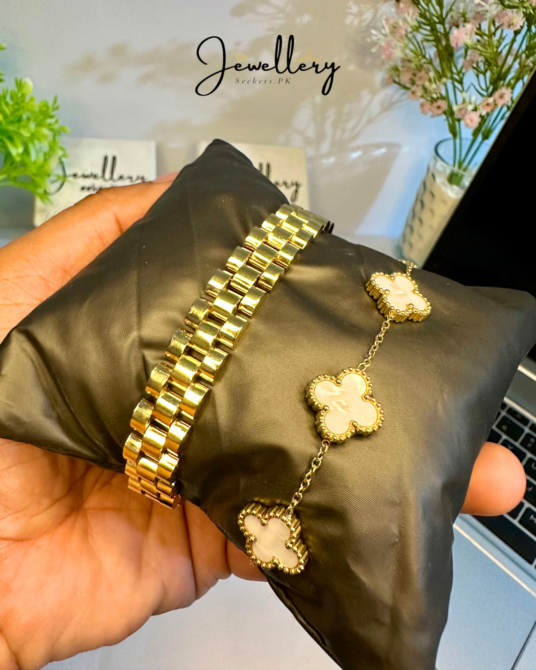 Watch Chain & White Clover Deal