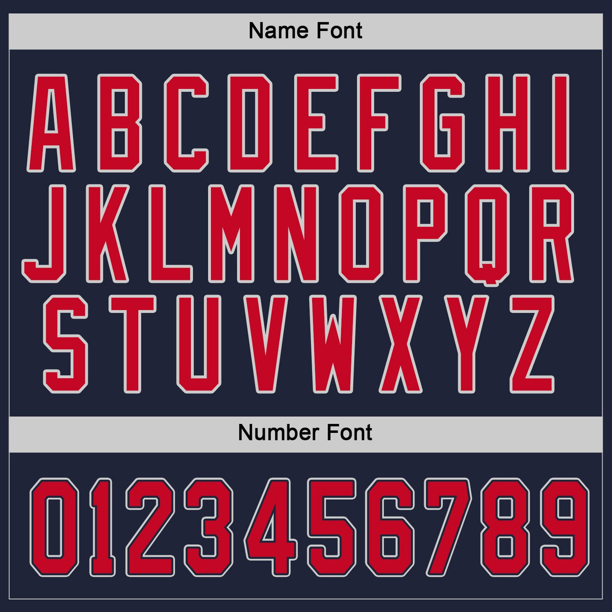 Custom Navy Red-Gray Hockey Jersey