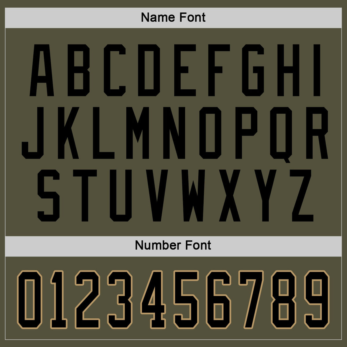 Custom Olive Black-Old Gold Salute To Service Hockey Jersey