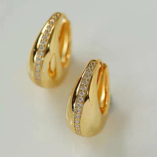 Elegant Bag Shaped Hoops