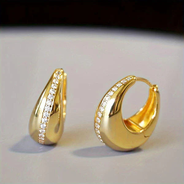 Elegant Bag Shaped Hoops
